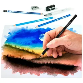 Staedtler 146 10C, Schwarz, Blau, Bordeaux, Braun, Grün, Hellblau, Hellgrün, Malve, Orange, Pfirsich, Rot, Gelb, 15 Stück(e)