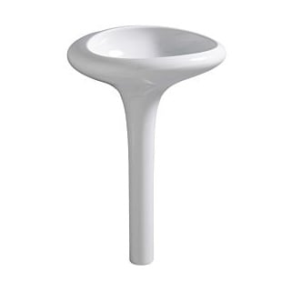 Vitra Istanbul Waschtisch 4251B403-0016 weiß VC, 60,5x62cm, integrierte Standsäule