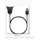 kwmobile Watch Ersatz-USB-Ladekabel für Adventurer Runner2 Spark3 3,3 Fuß Schwarz