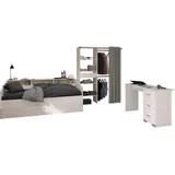 58 aufm Kessel KINDERZIMMER SET Parisot Sleep 3-tlg. Holzdekor Weiß/Eiche