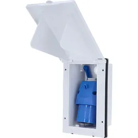as - Schwabe CEE-Caravan-Einspeisestecker CEE-Adapter weiß