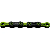 KMC Dlc 11 Waxed Kette 118 Links Black/Apple Green