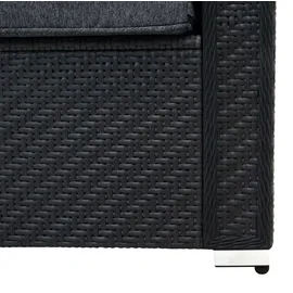 MONSTER SHOP Rattan Modular Set 7-tlg. Schwarz