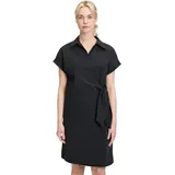 Cartoon Wickelkleid Schwarz 36