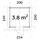 Palmako Vivian 2,0 x 2,0 m natur/beige