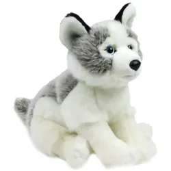 WWF - Plüschtier - Husky (23cm) lebensecht Kuscheltier Stofftier