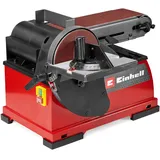 Einhell Stand-Band-Tellerschleifer TE-US 400 (400 W, Ø 150 mm Schleifteller, 100 x 914 mm Schleifband, 348 m/min max. Schleifbandgeschwindigkeit, inkl. Zubehör)