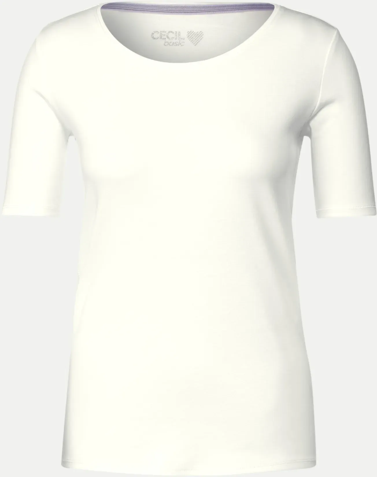 Basic T-Shirt Style Lena Weiß L