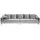 Beliani Sofa + Bettsofa, Aure Wohnlandschaft