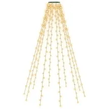 vidaXL Lichterkettennetz LED 250 cm Grün