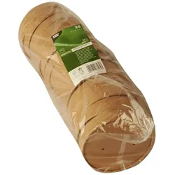 VEPATIM 25x Deckel für Bio-Suppenbecher Pappe rund O11,5cm braun biologisch abbaubar