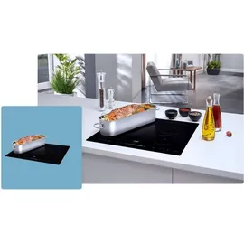 Bosch Herdset Bosch Backofen PYROLYSE + Beko Induktionskochfeld PowerBoost CombiZone autark 80cm