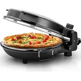 Bituxx Pizzamaker 1200W 400°C Keramiksteinplatte 30cm