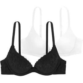 DORINA Push-up-BH Sonia (2-tlg) mit vorgeformten Cups schwarz 70