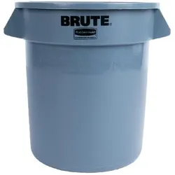 Rubbermaid runder Container grau - 37Ltr, von Rubbermaid