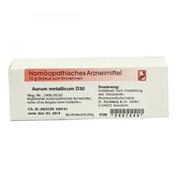 Aurum Metallicum D30 Globuli