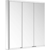 Keuco Royal Modular 2.0 Spiegelschrank 800311091000300 900 x 900 x 120 mm, 1 Steckdose, 1 Doppel-USB-Ladestelle, Wandvorbau, 3-türig