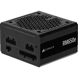 Corsair RM650e (2025) Geräuscharmes Vollständig Modulares ATX-Netzteil mit 12V-2x6 Kable – Zero RPM-Lüftermodus, ATX 3.1-Konform, PCIe 5.1-Unterstützung, Cybenetics Gold – Schwarz