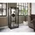 VCM Vitrine Kavisa 50 x 38 x 114,5 cm Schwarz
