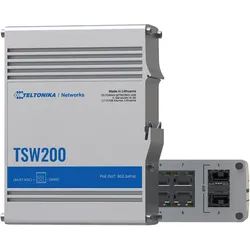 TELTONIKA Netzwerk-Switch "TSW200", eh13, B:15,00cm H:7,00cm T:17,50cm, Netzwerk-Switches