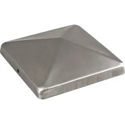 Pfosten-Abdeckkappen spitz - 120x120 mm , Edelstahl