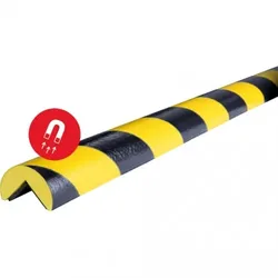 König Werbeanlagen Warn- und Schutzprofil, Knuffi, Eckschutz, Typ A, magnetisch - 1000x40 mm