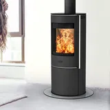 Fireplace Elite Toronto Kaminofen Stahl Schwarz | Speckstein