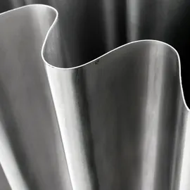 House Doctor Flood Vase, 30 cm, gebürstetes Silber