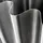 House Doctor Flood Vase, 30 cm, gebürstetes Silber