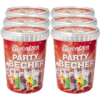 Berentzen Minis Partybecher 15,0 - 18,0 % vol 540 ml, 6er Pack