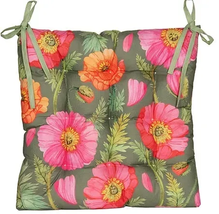 Sitzkissen Outdoor 38x38cm Poppies