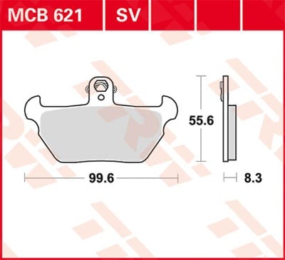 TRW Lucas Sintered voering MCB621SV