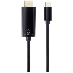 Conrad Electronic SE renkforce - Adapterkabel - 24 pin USB-C männlich zu HDMI mä