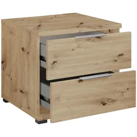 Die Möbelfundgrube Nachtschrank SMILLA 46 x 43 x 42 cm Eiche