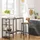 VASAGLE Bistrotisch braun 109,0 x 60,0 x 100,0 cm