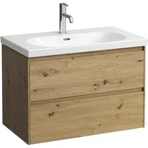 Laufen Waschtischunterbau 2 Schubladen 78,5 x 51,5 x 45 cm Wildeiche