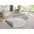 HANSE HOME Northrugs Porto In- Outdoor Teppich Rund – Runder Wendeteppich Wasserfest Mandala Design Flachgewebe Teppich Wetterfest Balkon, Garten, Wohnzimmer in Blau Creme, ⌀240cm