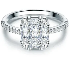 Trilani Ring aus Sterling Silber mit Zirkonia in silber | Gr.: 54