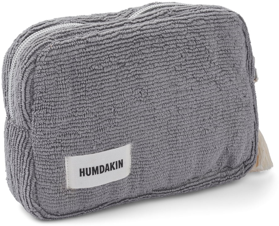 Preisvergleich Produktbild Humdakin - Kosmetiktasche aus Frottee, stone