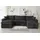 OTTO home Wohnlandschaft Polyester 2-Sitzer Schwarz