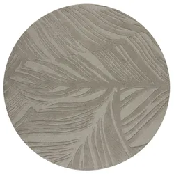 Kadima Design Handgetufteter Teppich, 100% Wolle, in Beruhigenden Farben, `Leven Lee`. Farbe: Grau, 160x160 cm