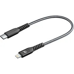 Cellularline Extreme USB Typ-C auf Lightning Kabel 15cm - mfi