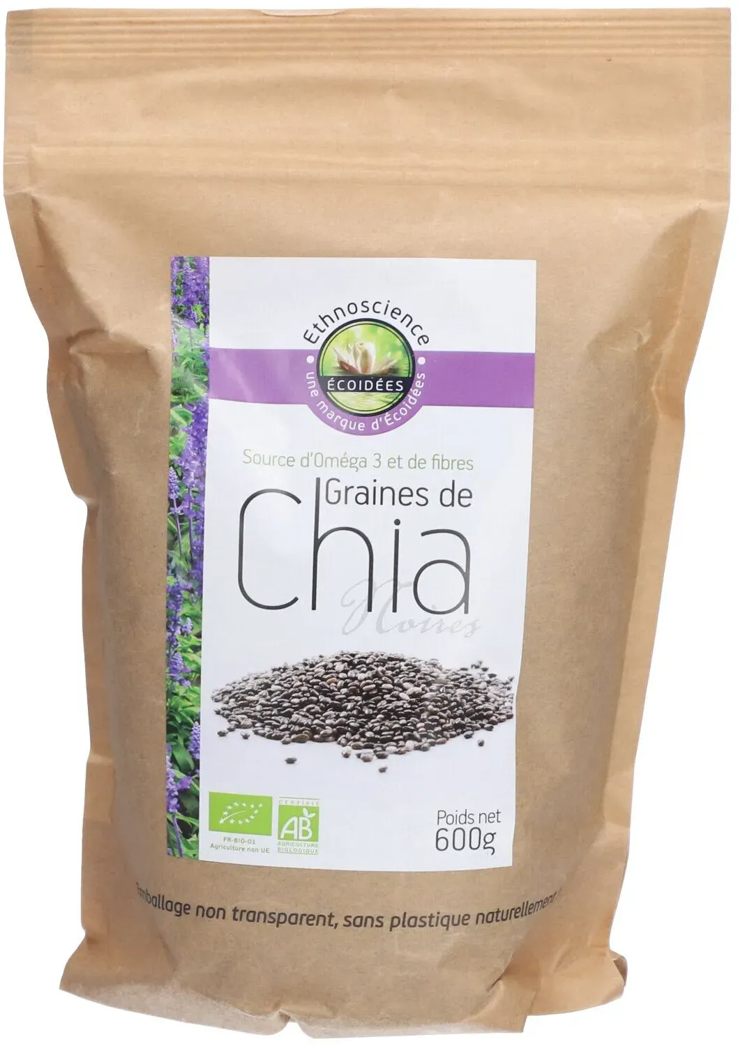 Ecoidees Graine Chia Sach 600G