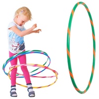 Hoopomania Hula-Hoop-Reifen Bunter Kinder Hula Hoop für kleine Profis, Ø80cm, Grün-Orange grün|orange Ø 80 cm