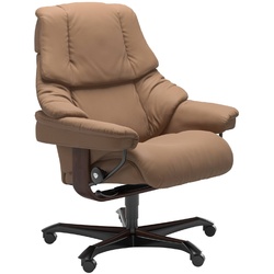 STRESSLESS Bürostuhl Reno Office Leder Braun Batick Latte