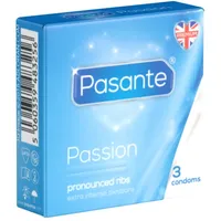 Pasante Passion (Ribbed), gerillte Kondome