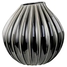 Broste Copenhagen Wide Vase XL Smoke Grey