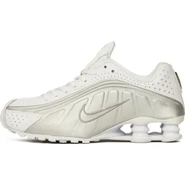 Nike Shox R4 Damen White/Metallic Silver/Max Orange/White 39
