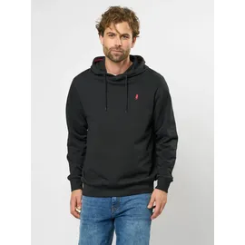 MCS Rundhalspullover "MCS Pullover MCChris", Herren, Gr. XXL, schwarz (tap shoe), Obermaterial: 100% Baumwolle, Pullover Rundhalspullover