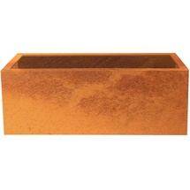 Palatino Lotte Corten-Stahl 120 x 40, Tiefe 50 cm, rost